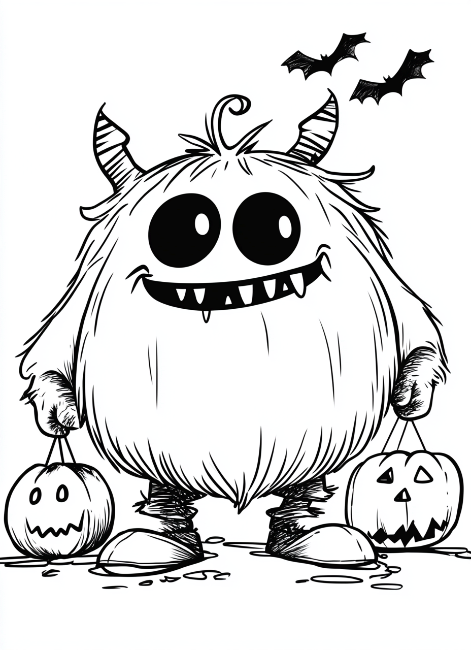 Color Your Own Halloween Bag