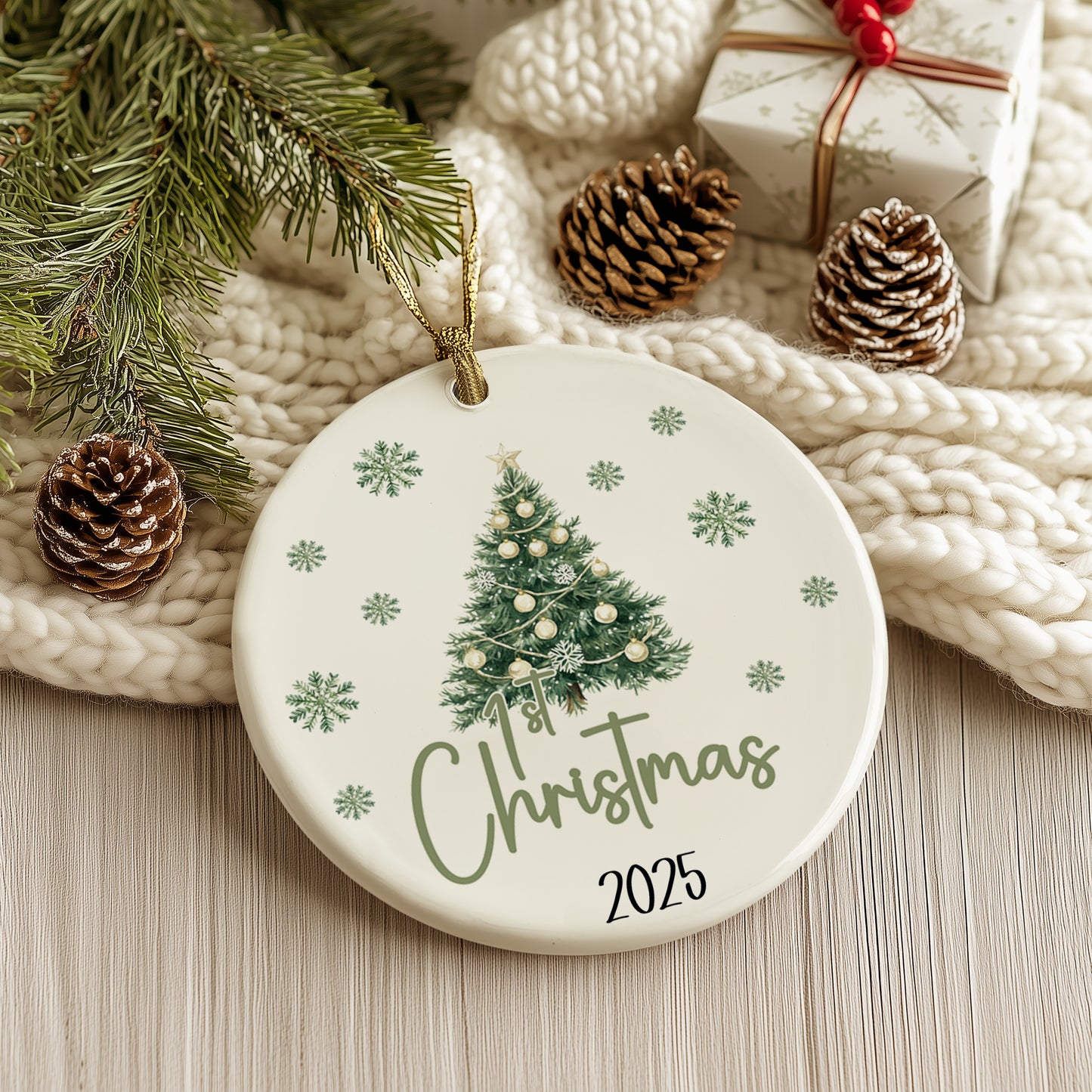 Baby’s First Christmas Tree Ornament