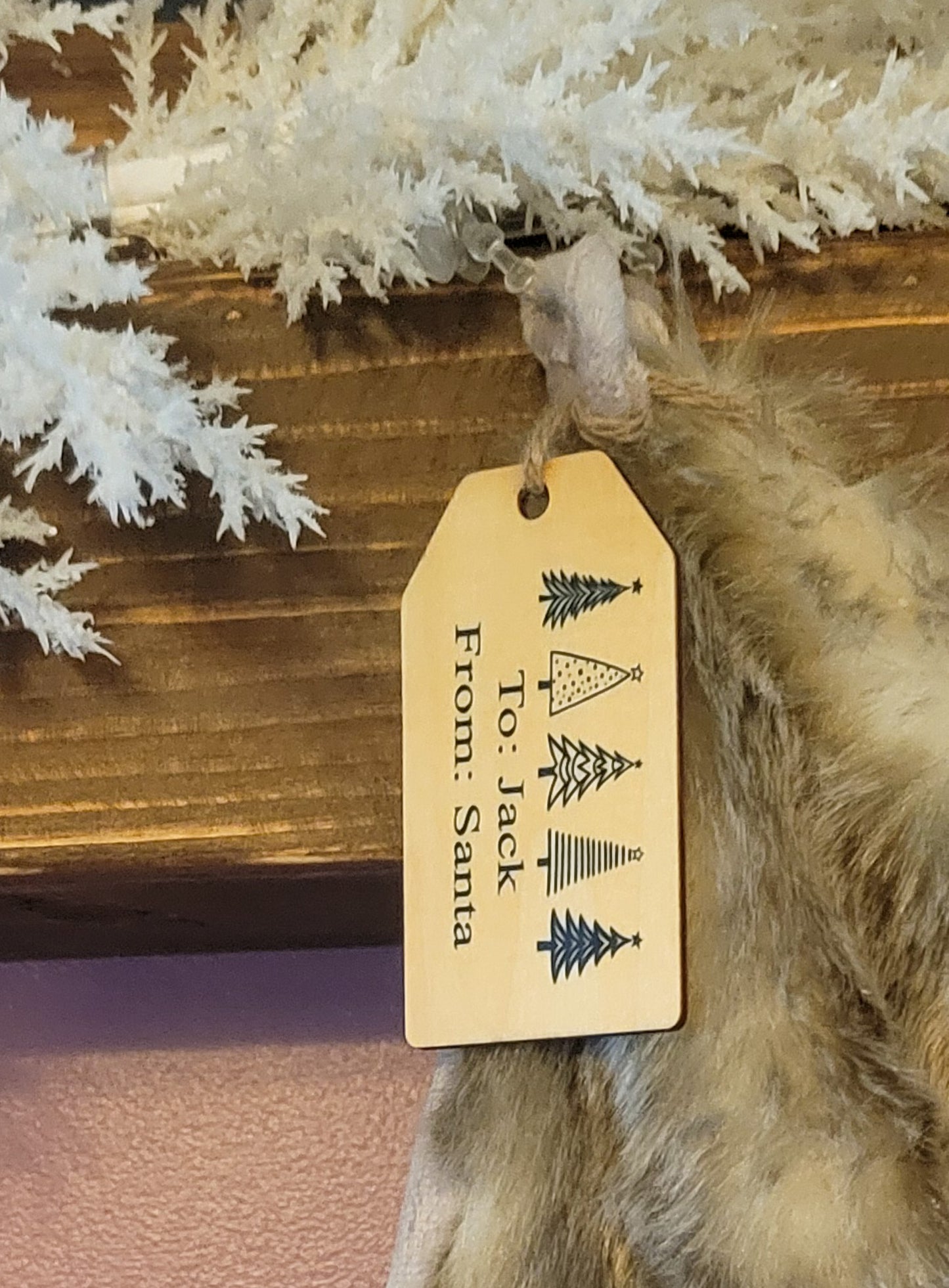 Christmas Tree Stocking or Gift Tag