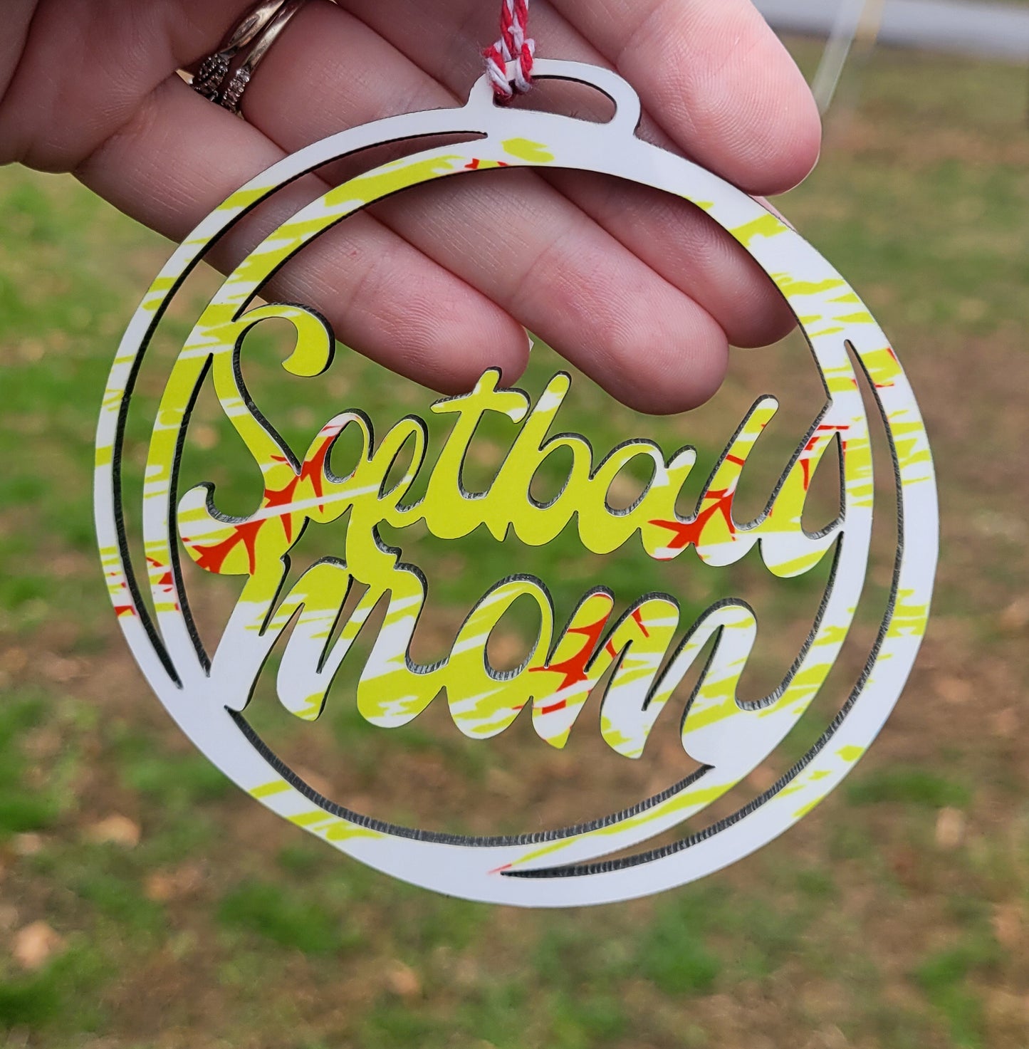Baseball Mom & Softball Mom Car Charms