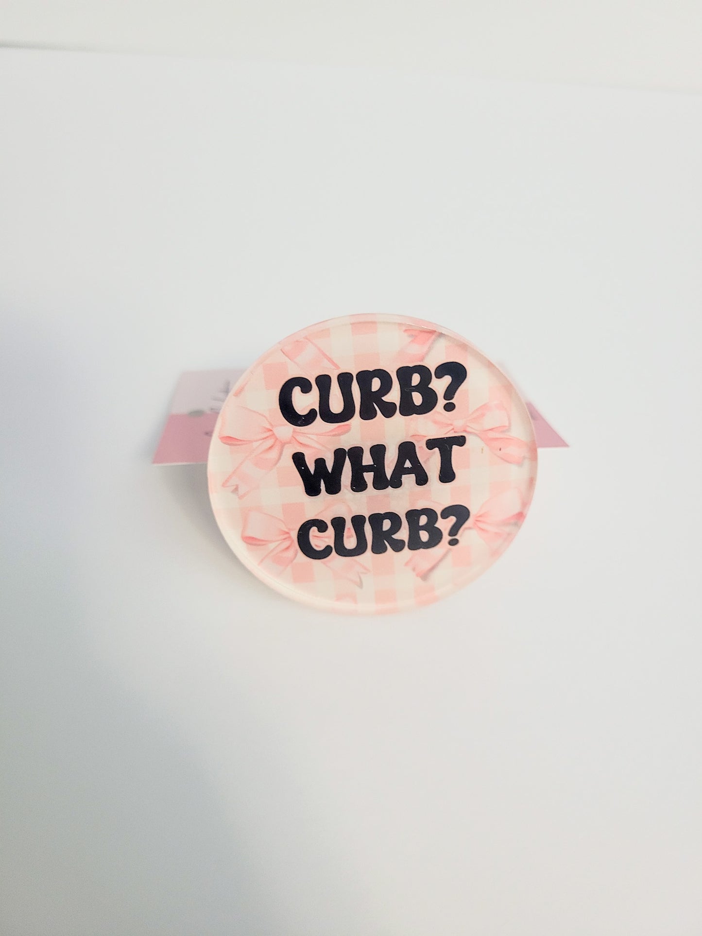 "Curb? What Curb?" Car Vent Clip – For Drivers Who Own Their Chaos