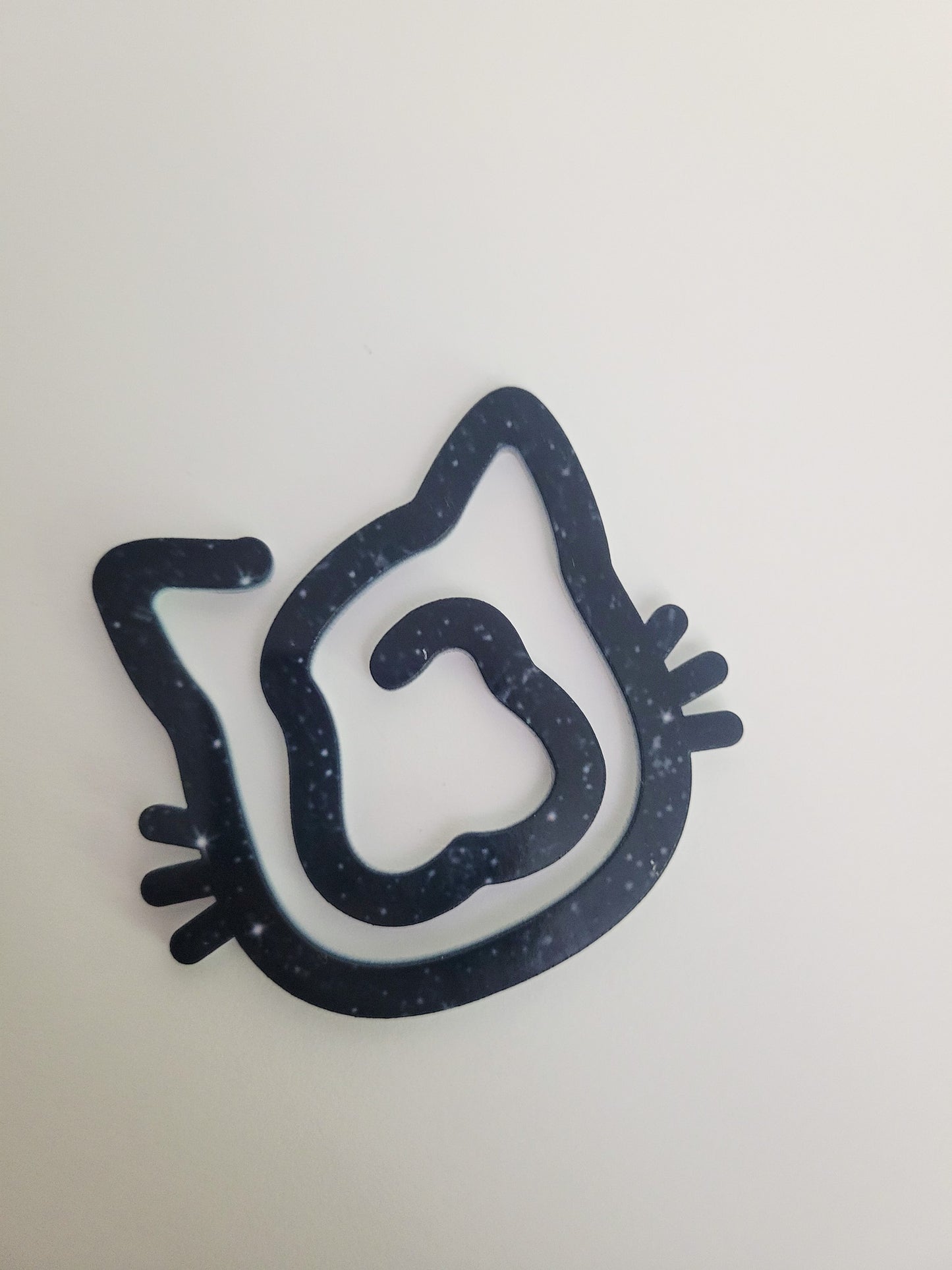 Cat Face Acrylic Bookmark – Purr-fectly Cute for Every Page