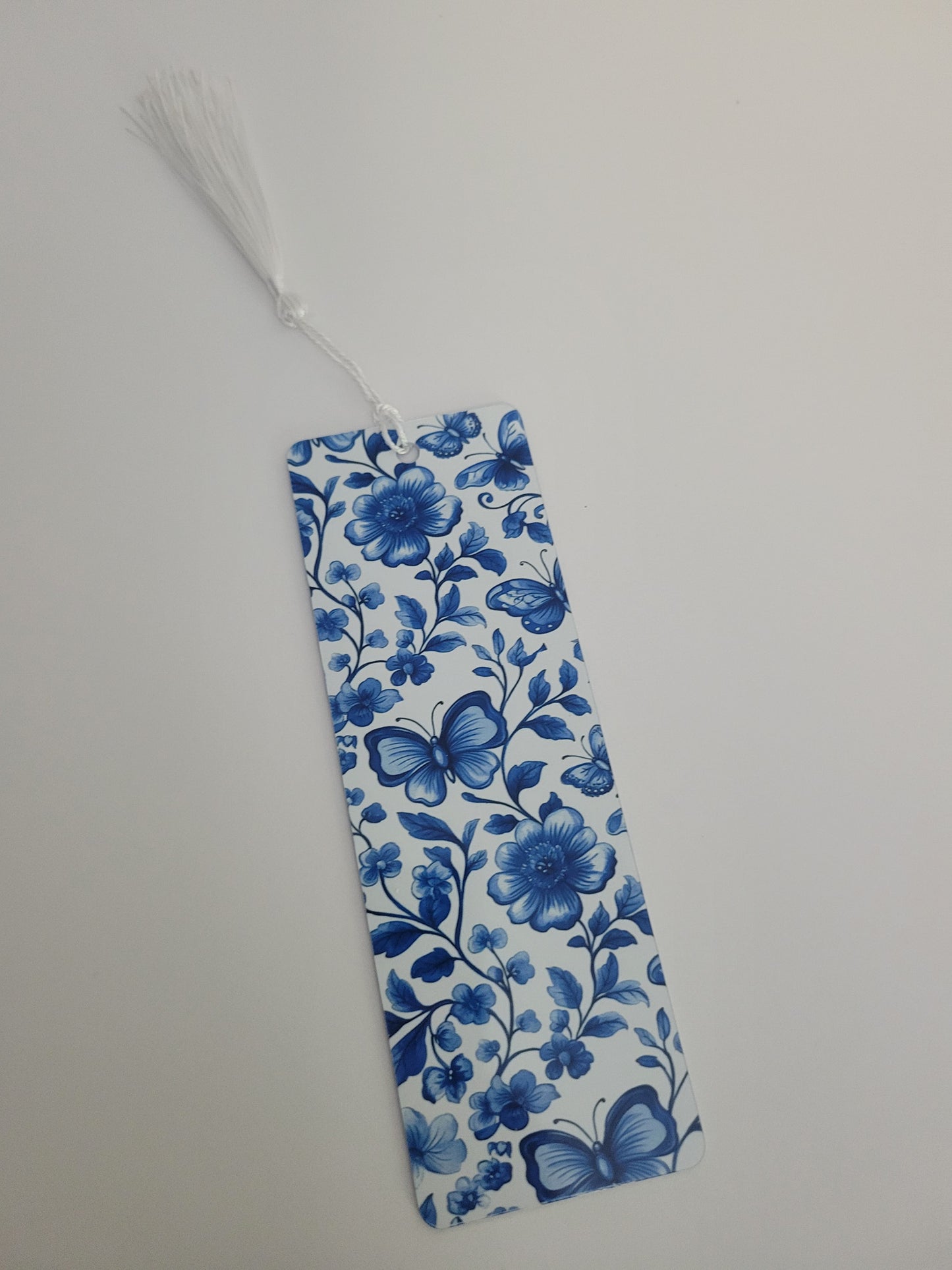 Blue Butterfly Bookmark – Graceful, Calm, and Beautifully Designed