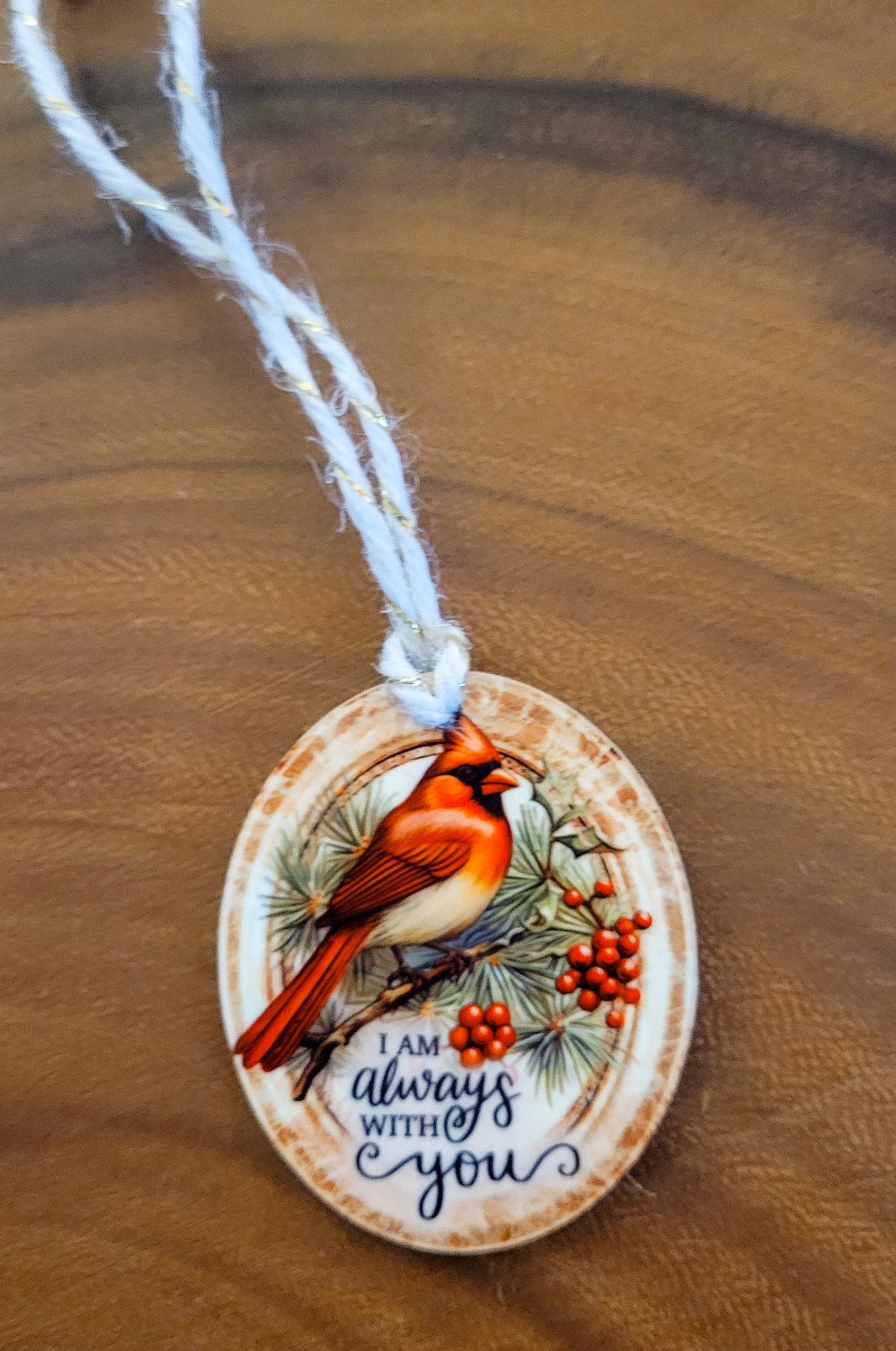 Cardinal “Always With You” Ornament
