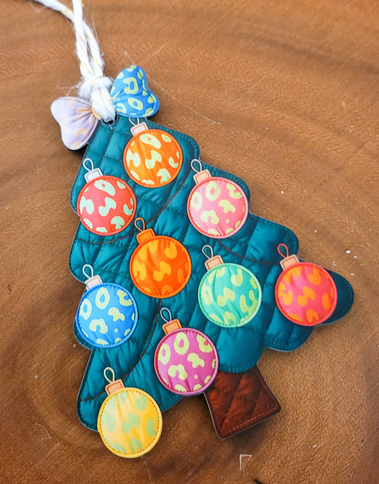 Patchwork Christmas Tree Ornament