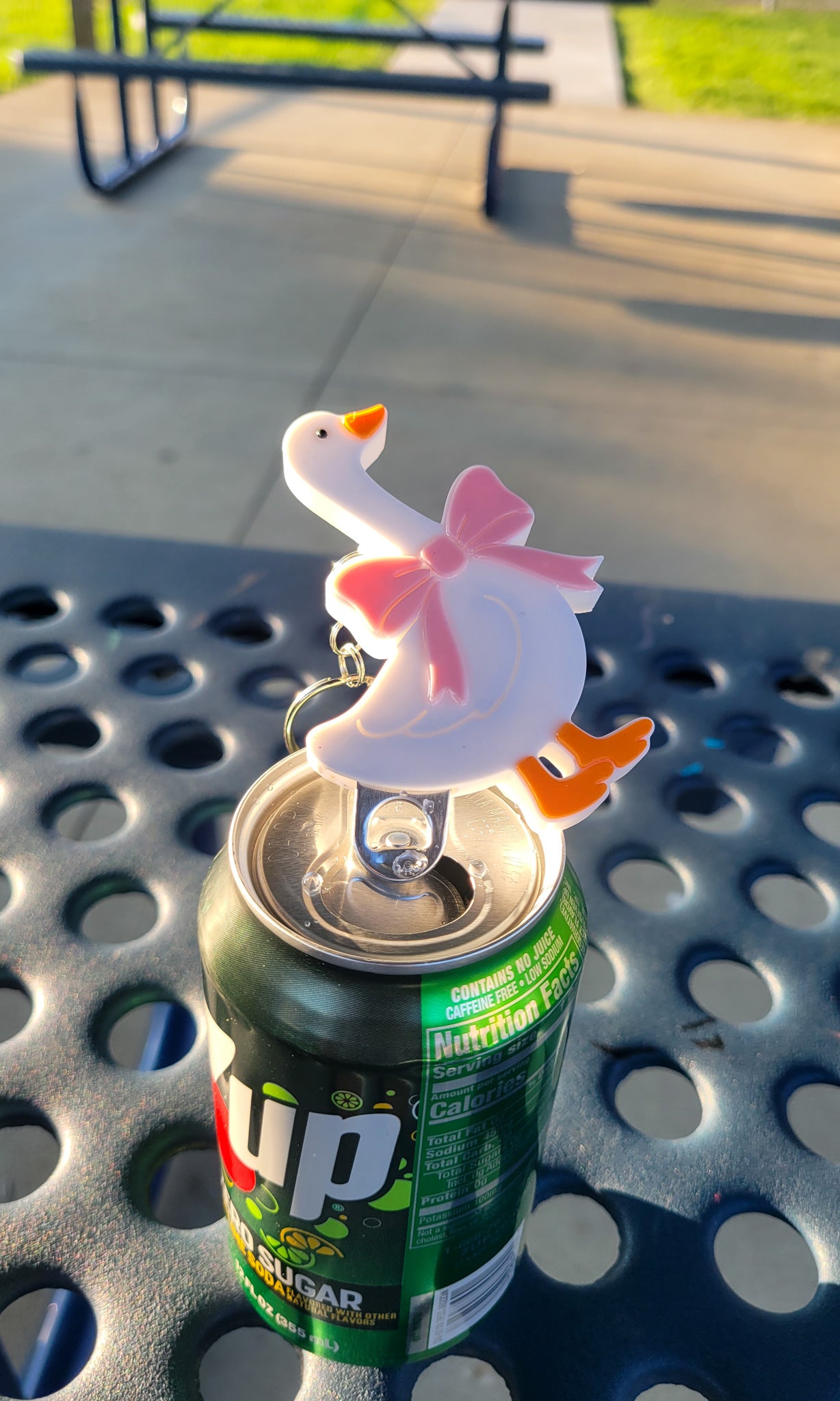 Goose Can Opener Keychain