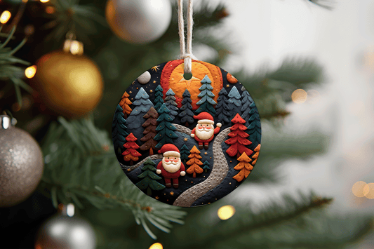 3D Santa's Ornament
