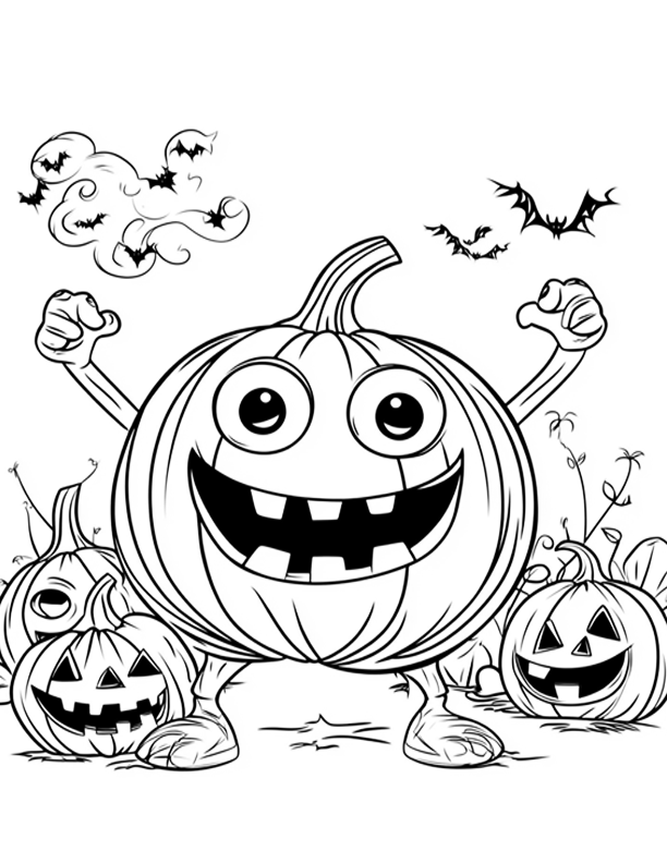 Color Your Own Halloween Bag