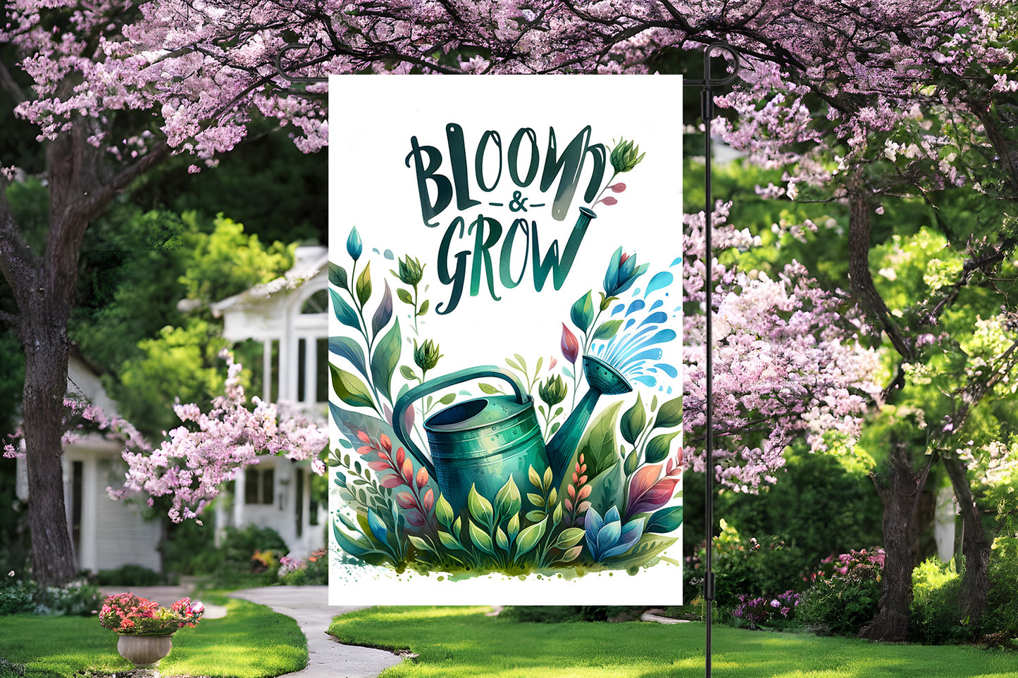 Bloom to Grow Garden Flag