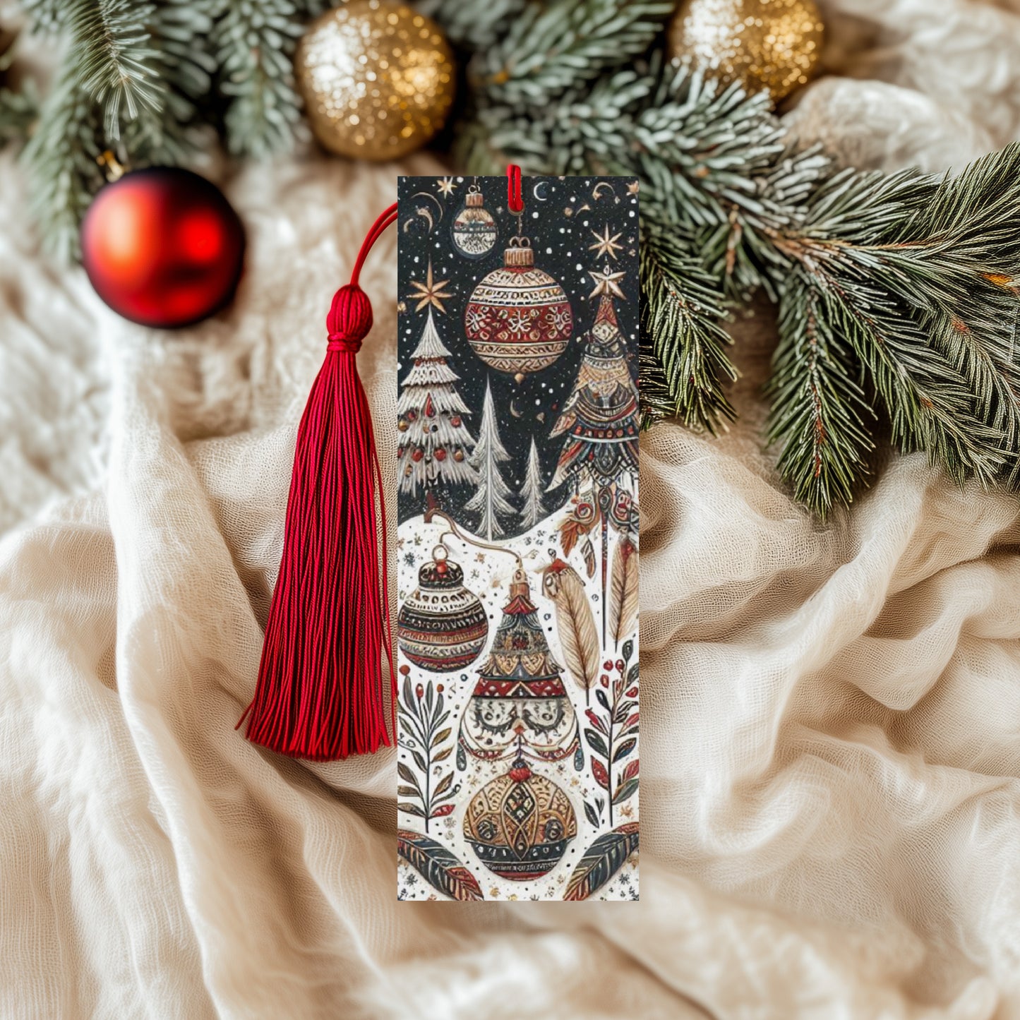 Scandinavian Christmas Bookmark