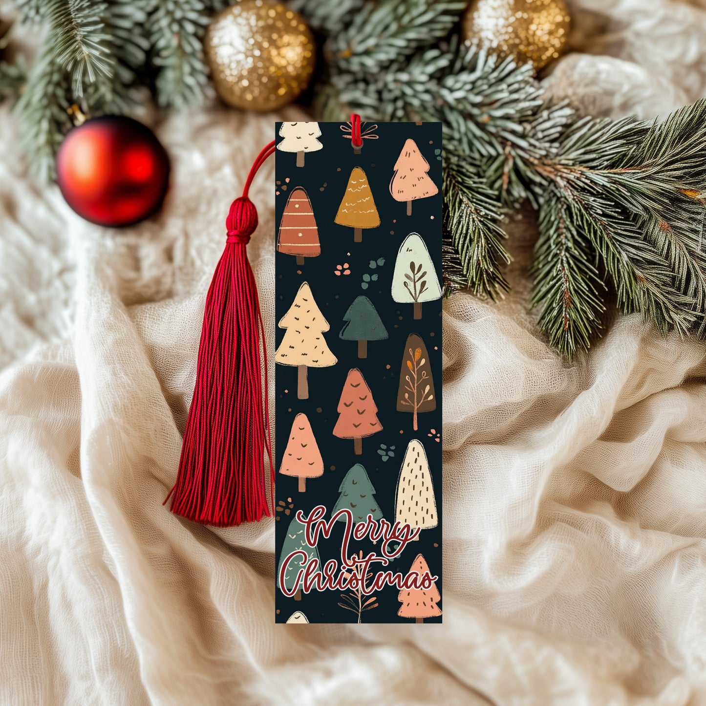 Christmas Trees Bookmark