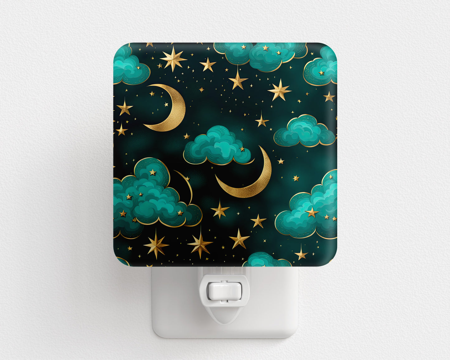 Green Celestial Plug-In Night Light – Enchanting LED Night Light for a Magical Glow