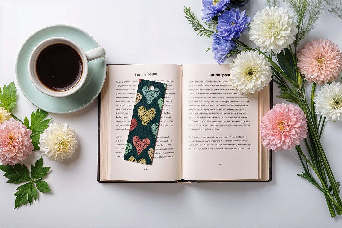 Hearts Bookmarks