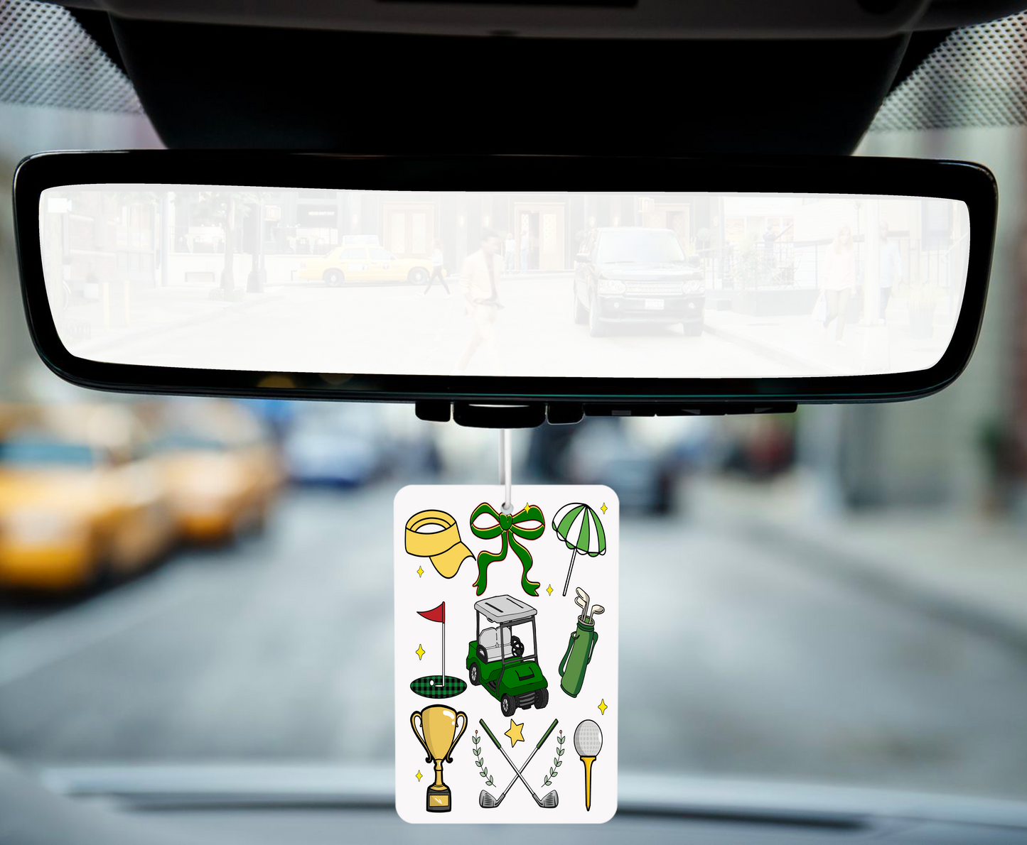 Cute Golf Car Air Freshener – Fresh and Fun for Every Golf Lover