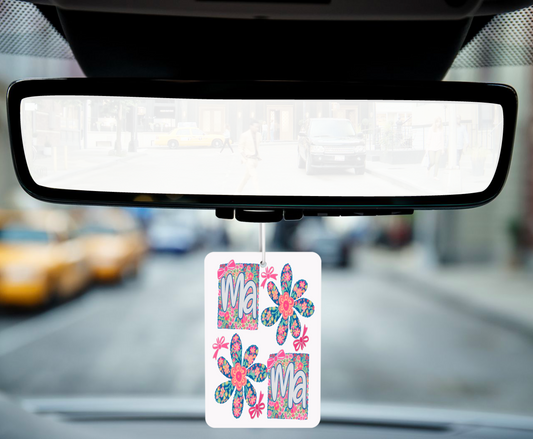 Floral Mama Car Air Freshener – Fresh Scents for the Beautiful Mama Life