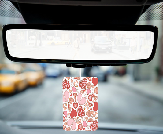 Retro Heart Car Air Freshener