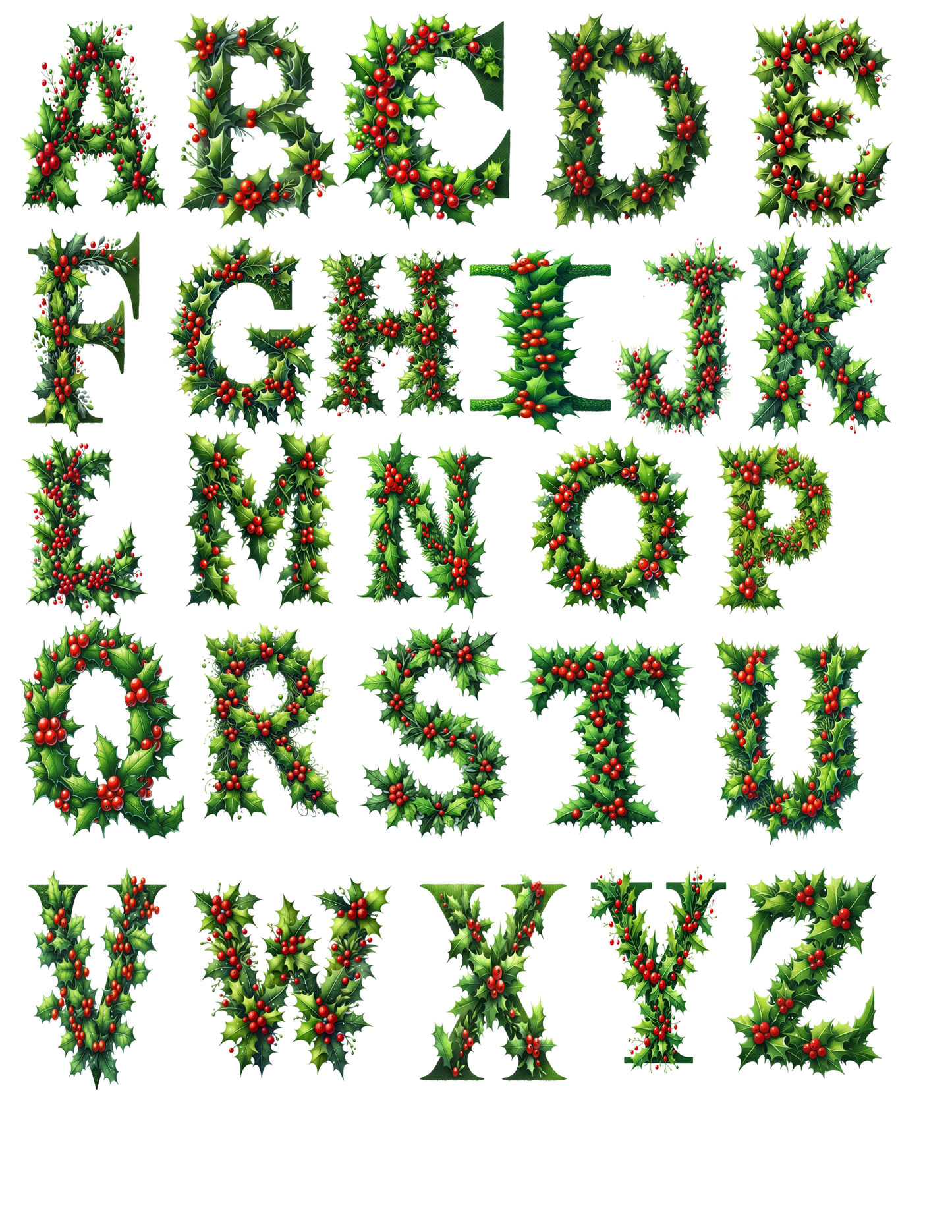 Holly Initial Wooden Coaster