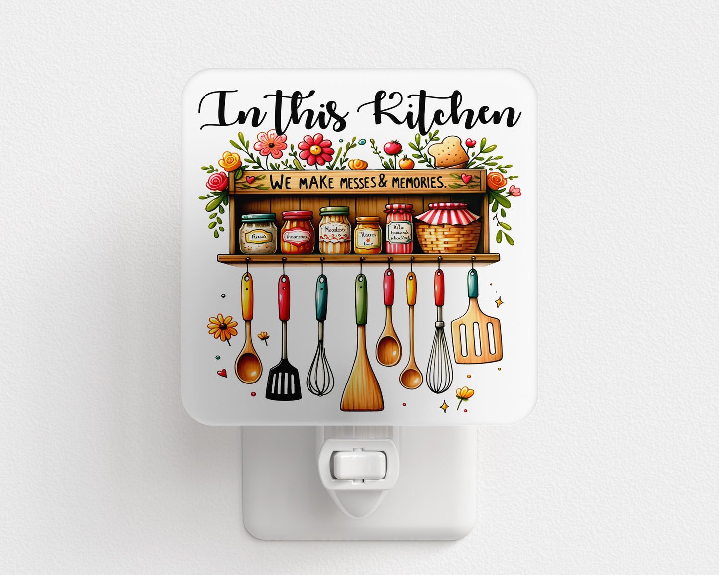 In This Kitchen Plug-In Night Light – Warm & Inviting LED Night Light for Kitchen Décor