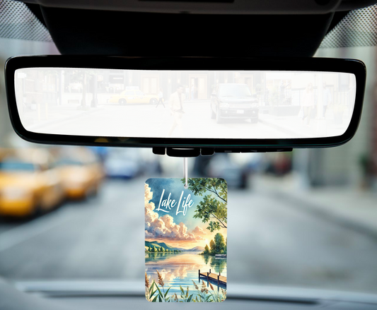Lake Life Car Air Freshener – Fresh Scents for the Ultimate Lakeside Vibes