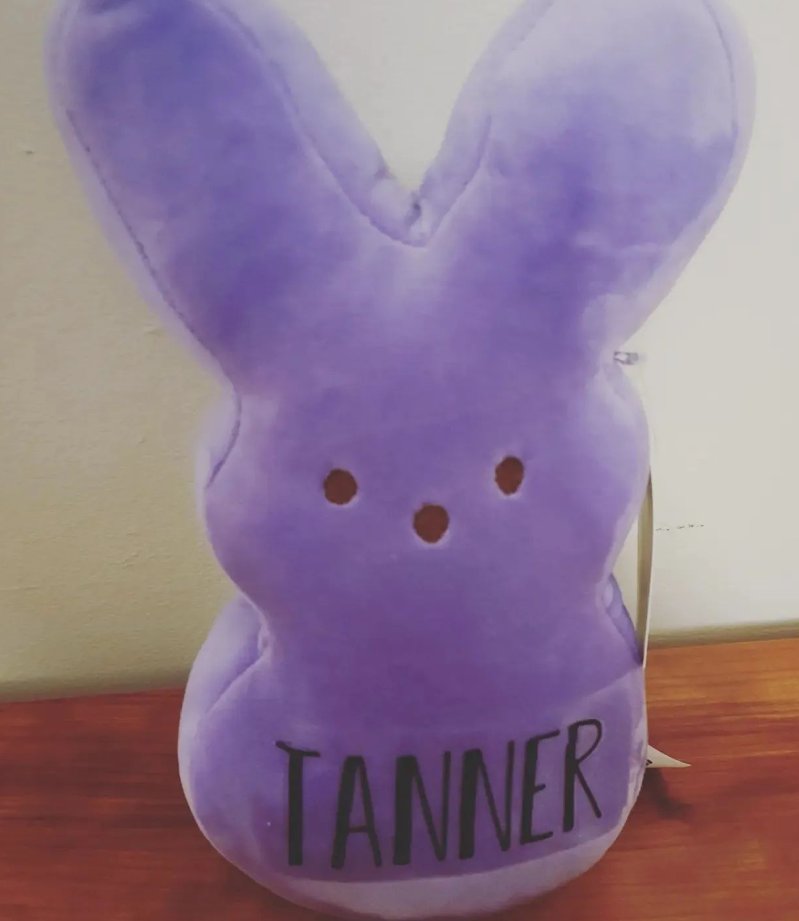 Custom Name Plush Bunny 15 Inches - A Unique and Personalized Gift for Easter **Pre-Order**