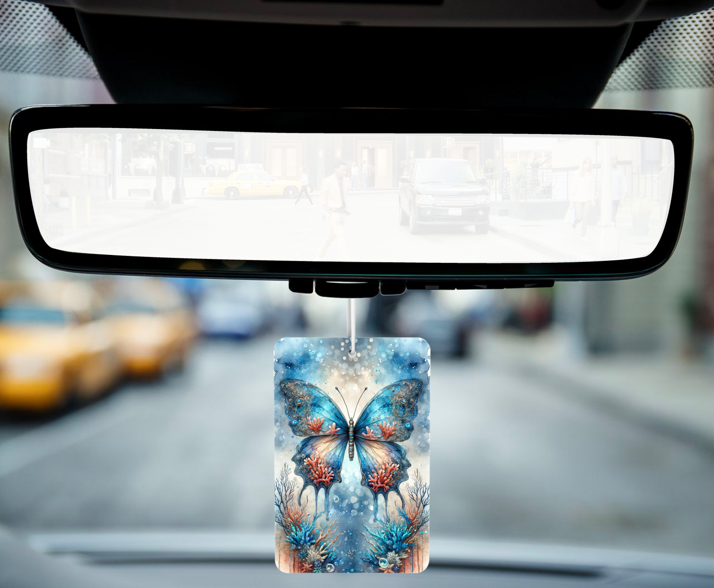 Ocean Butterfly Car Air Freshener – A Breeze of Freshness and Freedom
