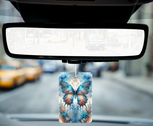 Ocean Butterfly Car Air Freshener – A Breeze of Freshness and Freedom