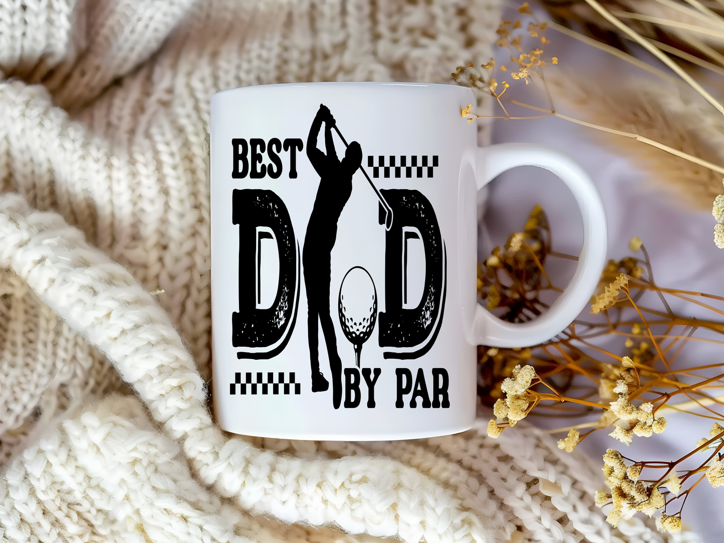 Best Dad by Par Mug – Perfect Gift for Golf-Loving Dads