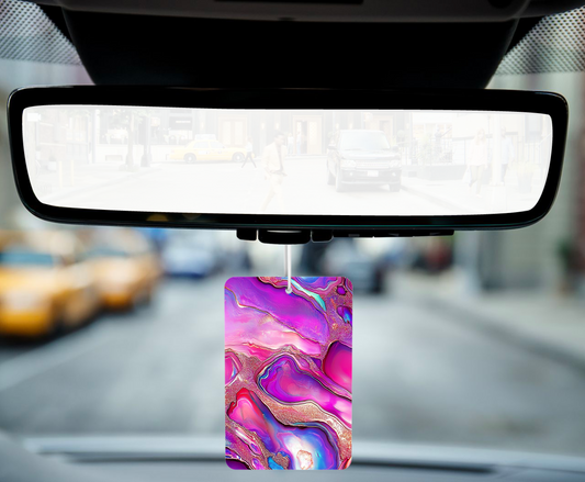 Purple Pearl Car Air Freshener – Add a Touch of Glam to Your Drive 💜✨
