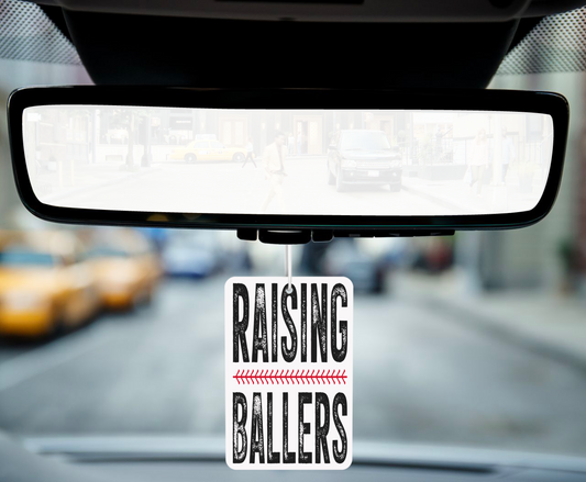 Raising Ballers Car Air Freshener – For the Proud Sports Parent