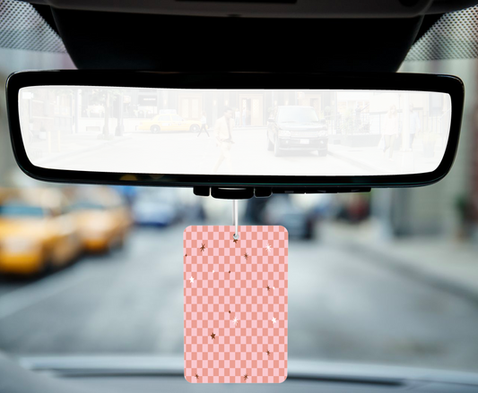 Retro Squares Car Air Freshener