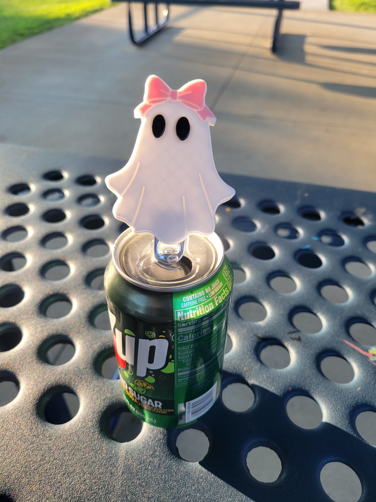 Pink Bow Ghost Nail Saver