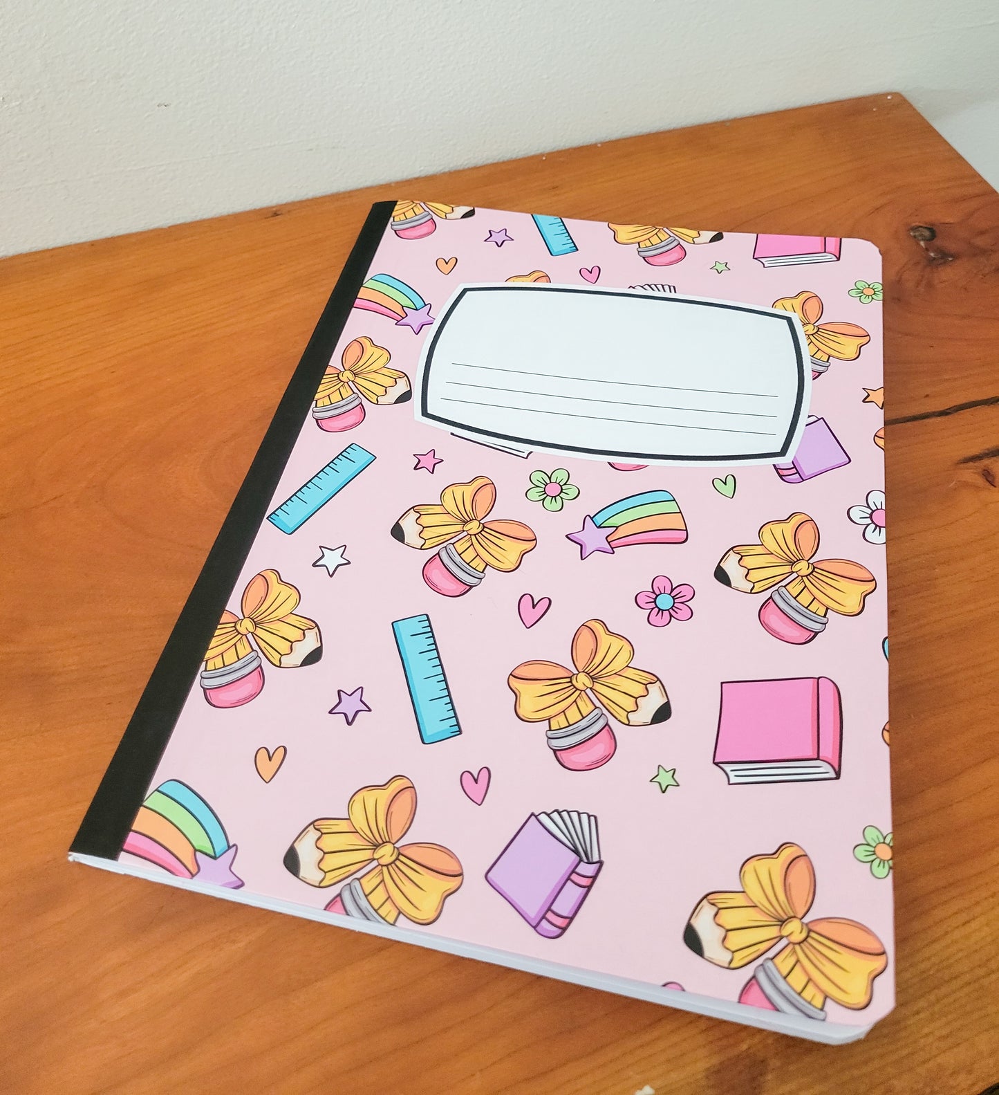 Pencil Bow Composition Notebook