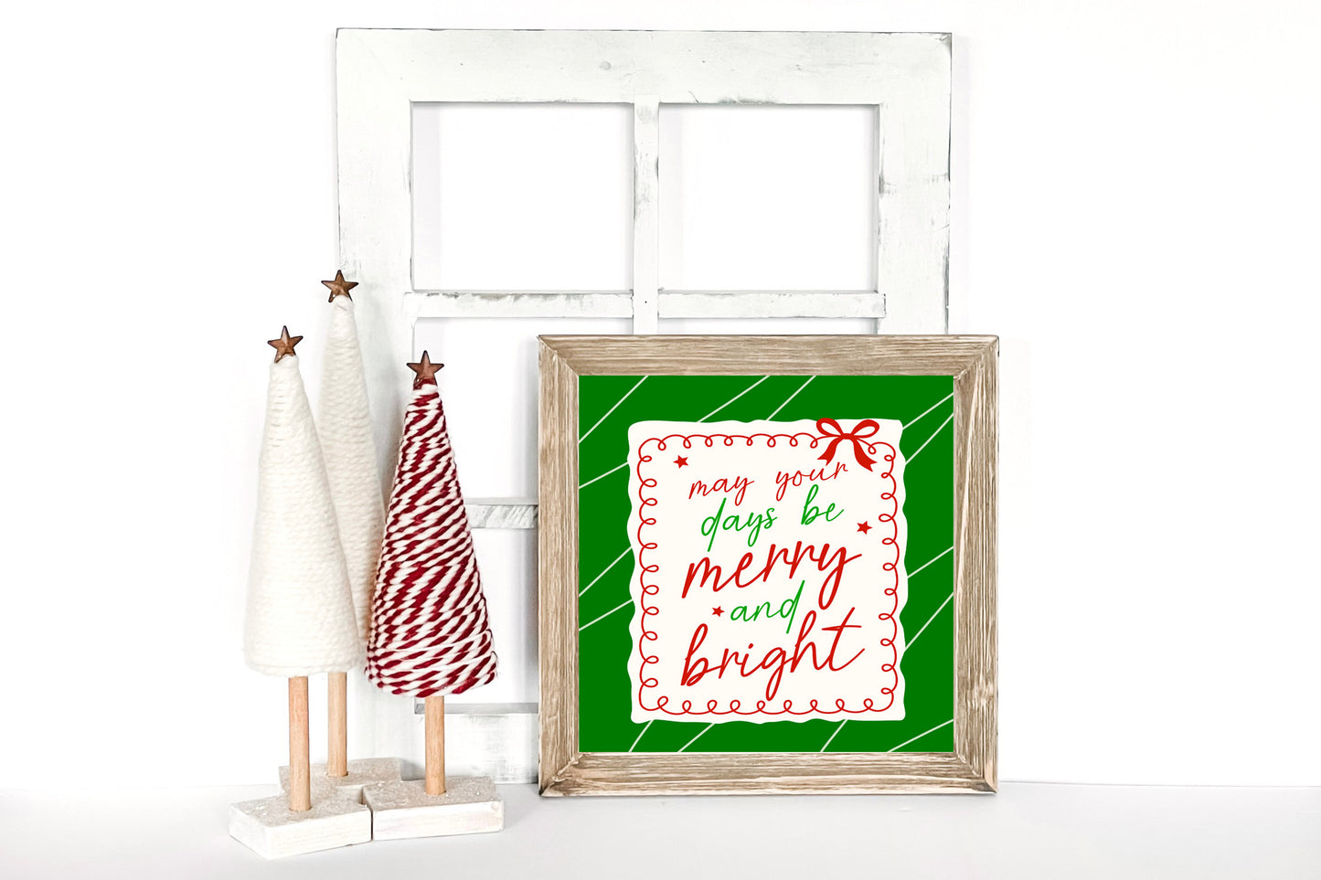 May Your Days Reverse Canvas Sign