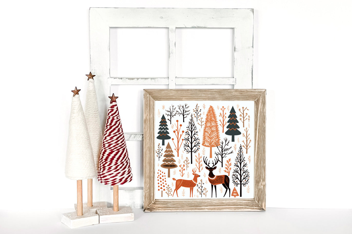 Scandinavian Woods Reverse Canvas Sign