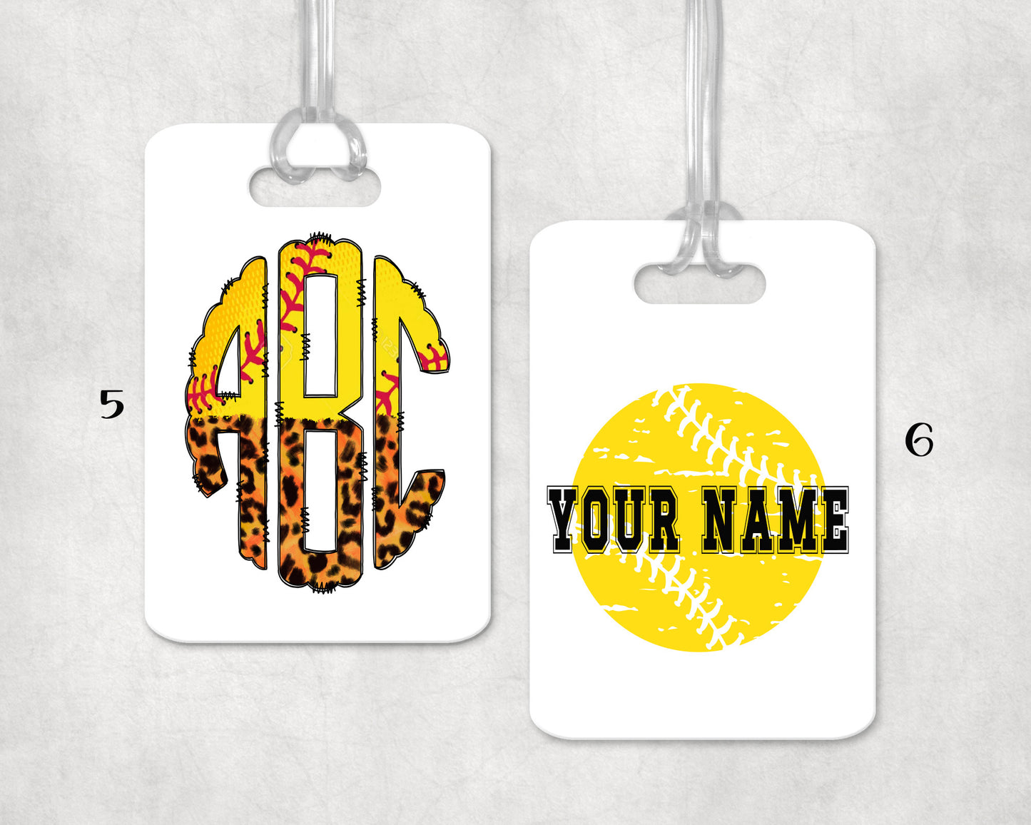 Softball Bag Tag