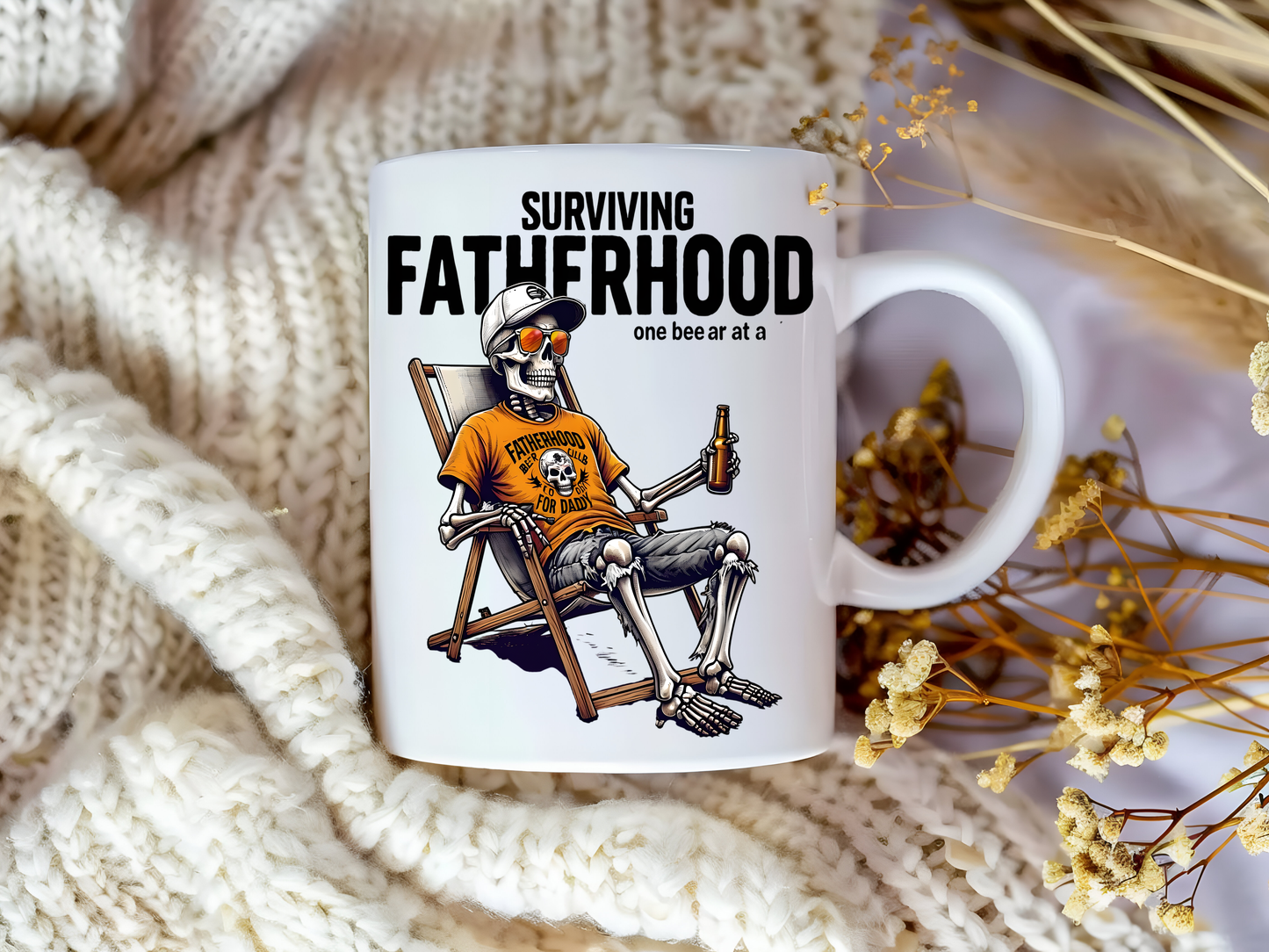 Surviving Fatherhood Mug – Hilarious Gift for Dads with a Sense of Humor