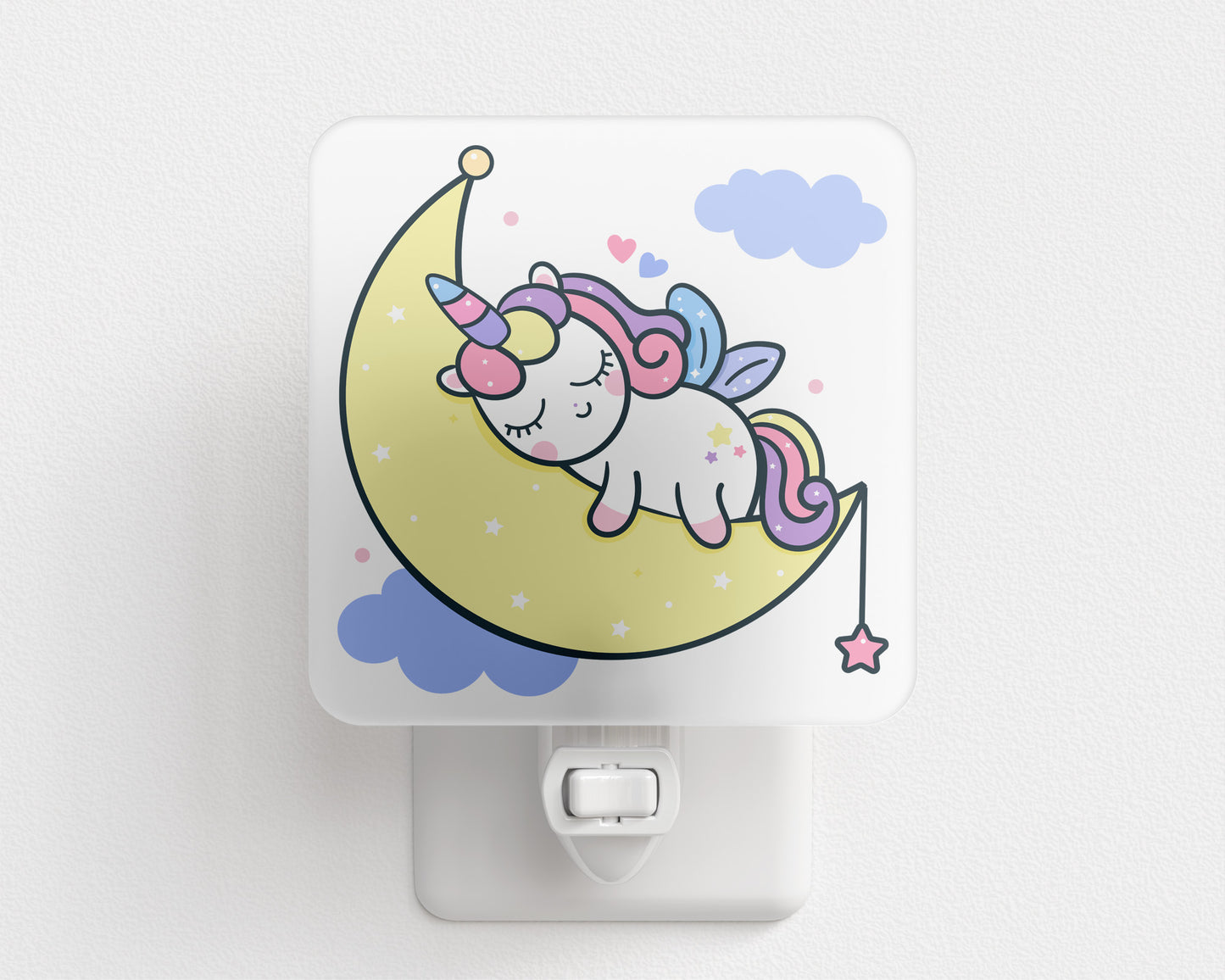 Sleeping Unicorn Plug-In Night Light