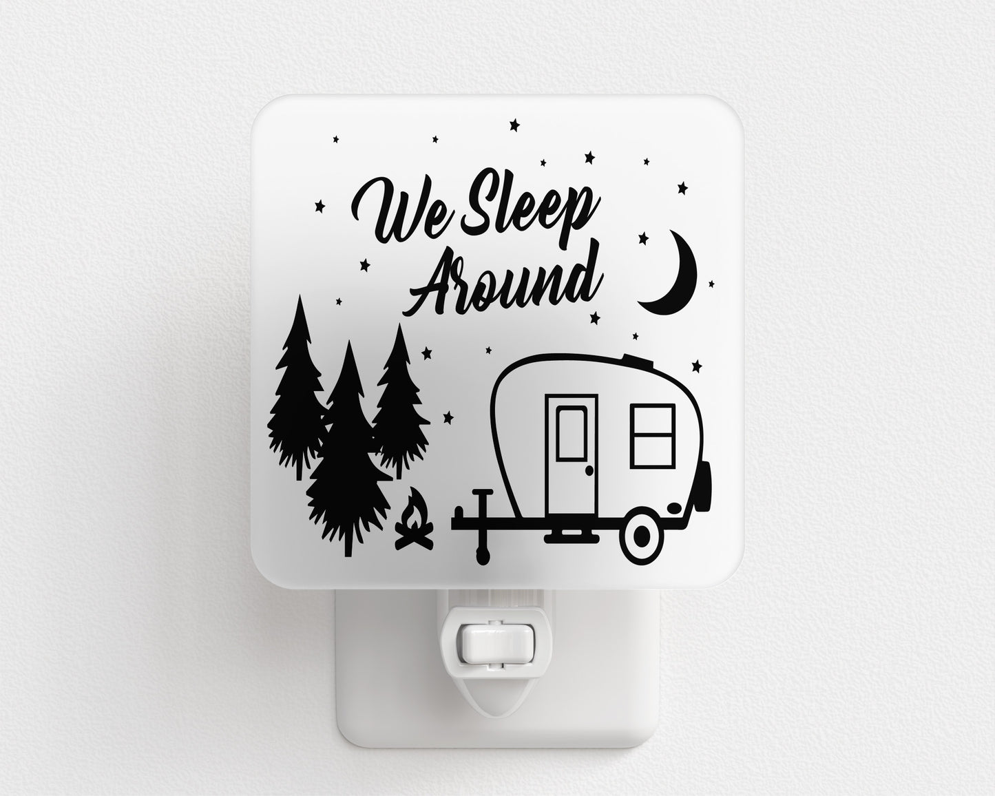 We Sleep Around Camper Plug-In Night Light