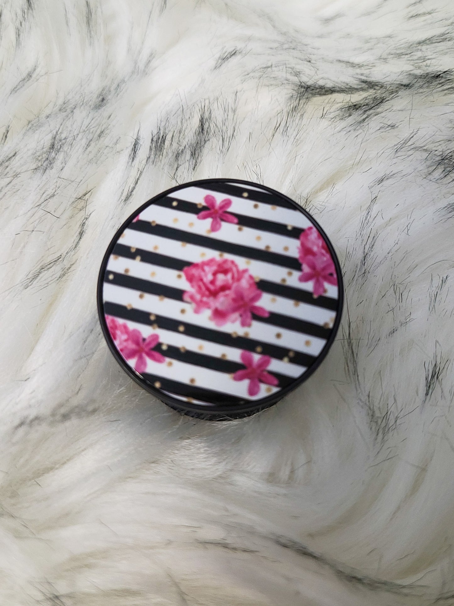 Floral & Stripes Phone Holder