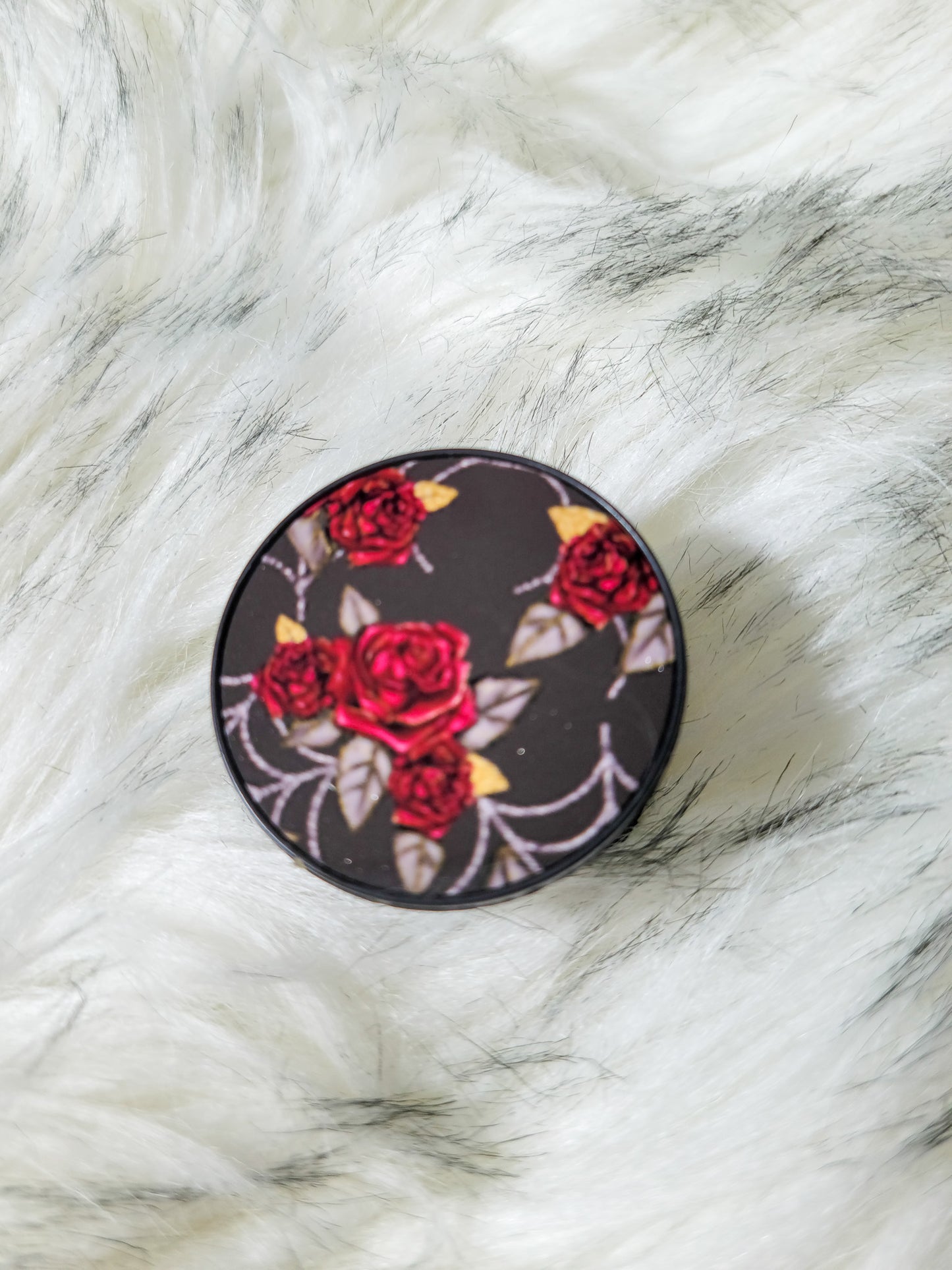 Goth Flowers Phone Holder