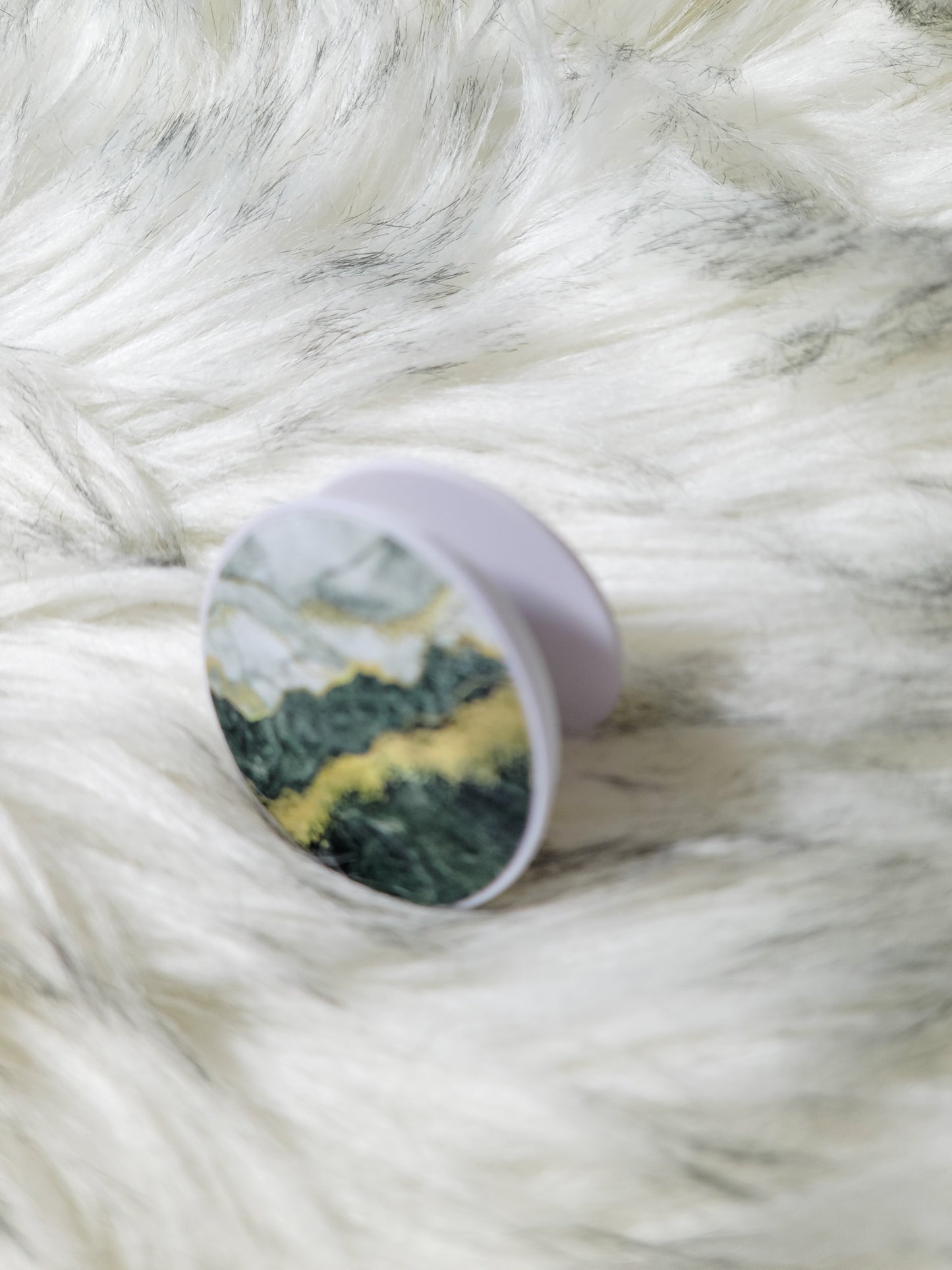 Green Granite Phone Holder