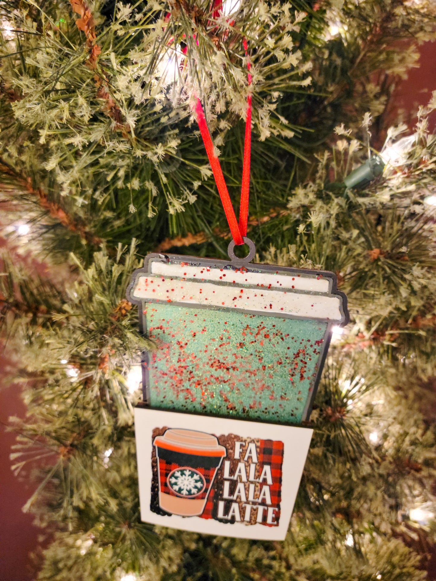Coffee Cup Gift Card Holder Ornament