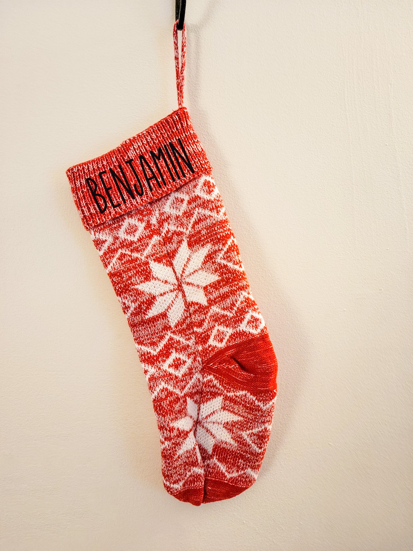 Personalized Knit Stockings