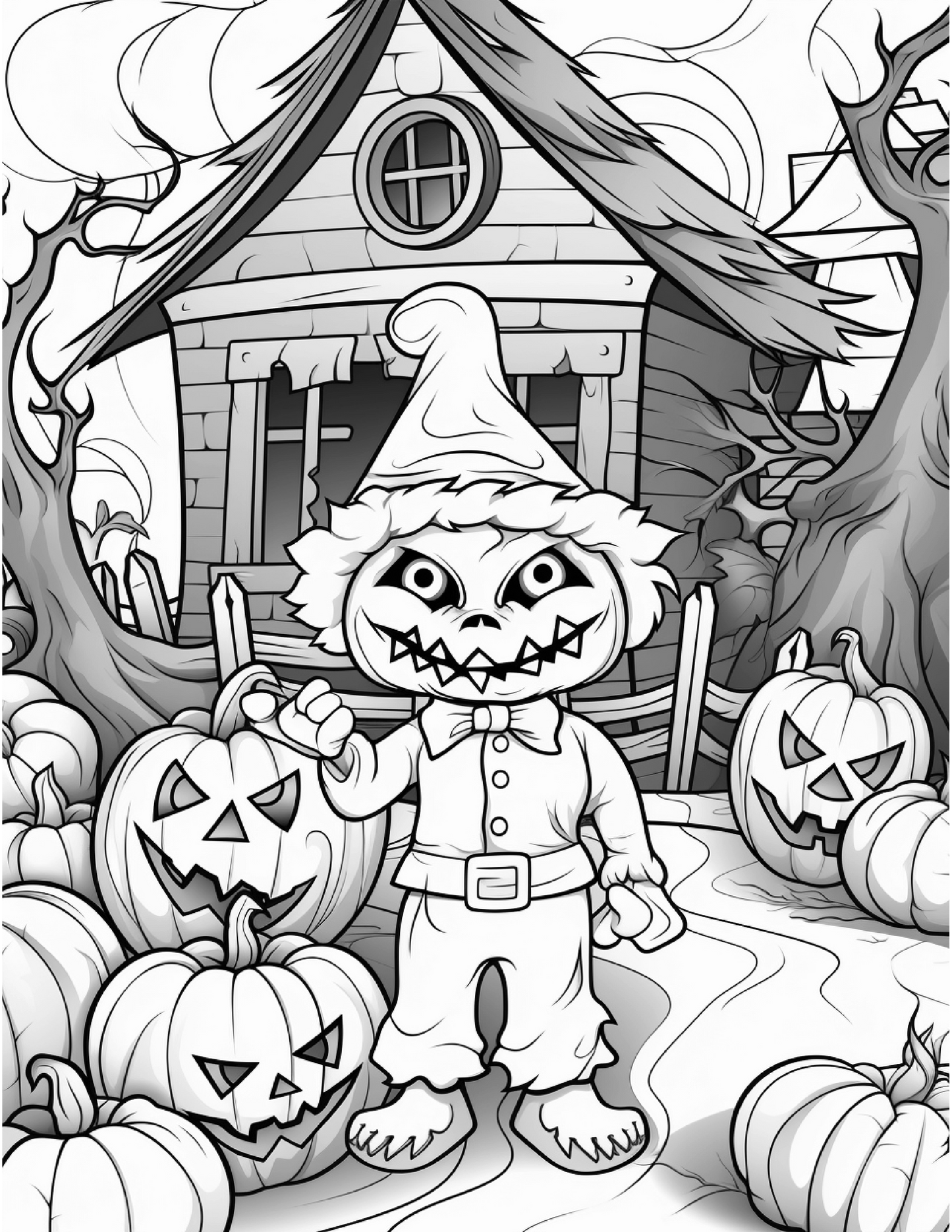 Color Your Own Halloween Bag