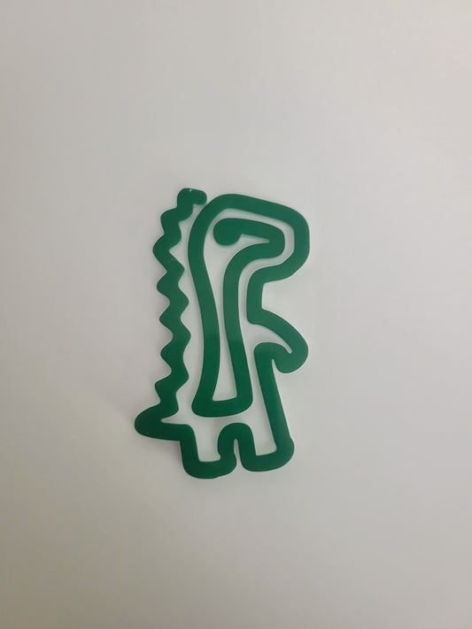 Dino Acrylic Bookmark!