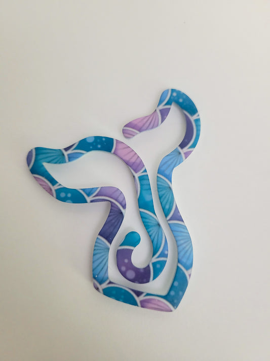 Mermaid Tail Acrylic Bookmark – Make a Splash in Every Chapter
