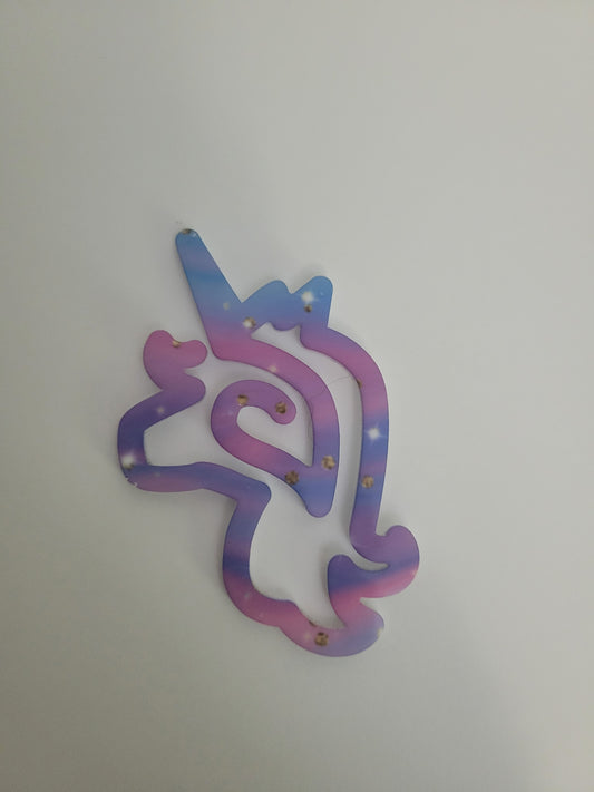 Unicorn Acrylic Bookmark – Sparkle Through Every Story