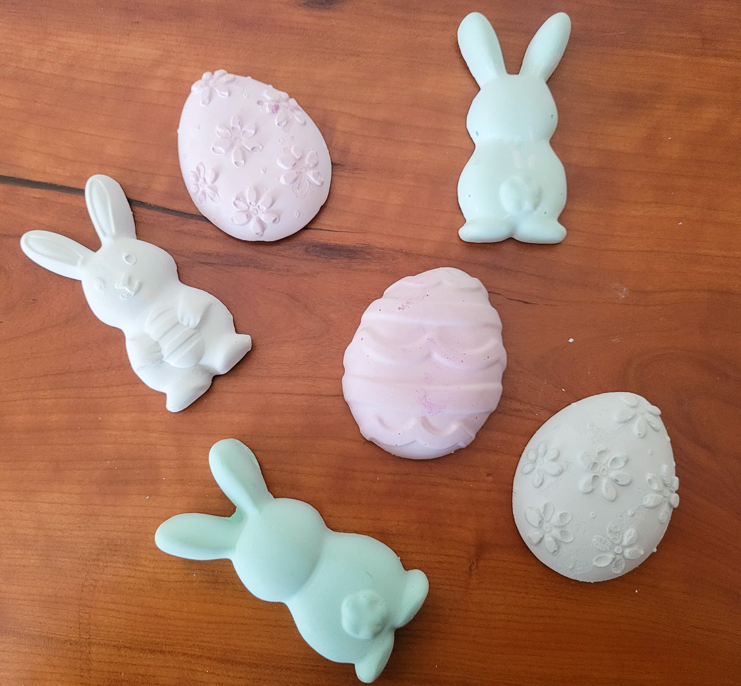 Handmade Easter Bunny & Egg Chalk | Easter Sidewalk Chalk | Kids Easter Basket Gift - Ready to Ship