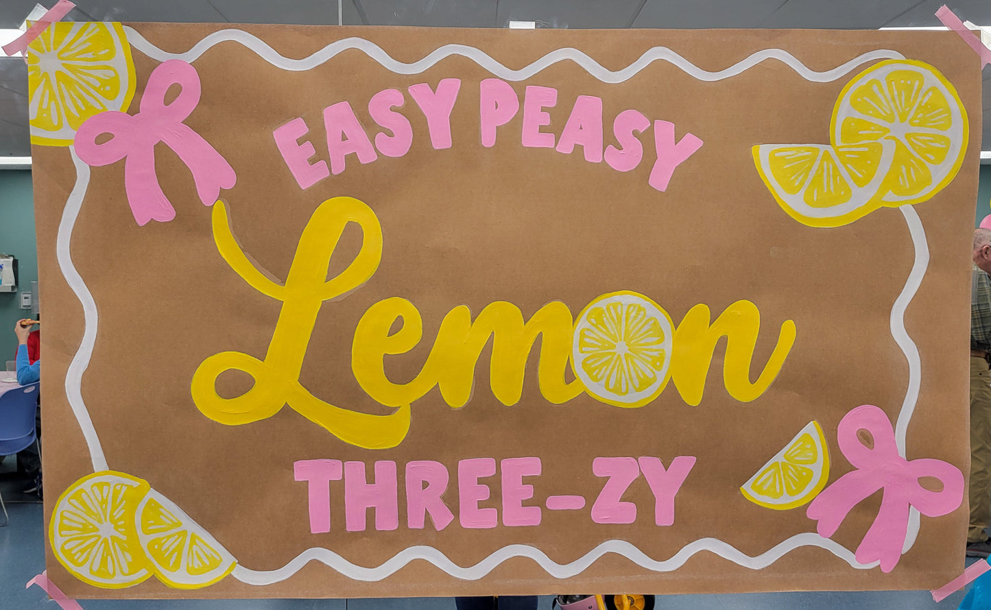 Custom Hand-Painted Kraft Paper Banners – Personalized Decor for Any Occasion