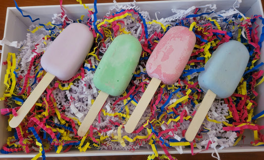 Handmade Popsicle Chalk Set